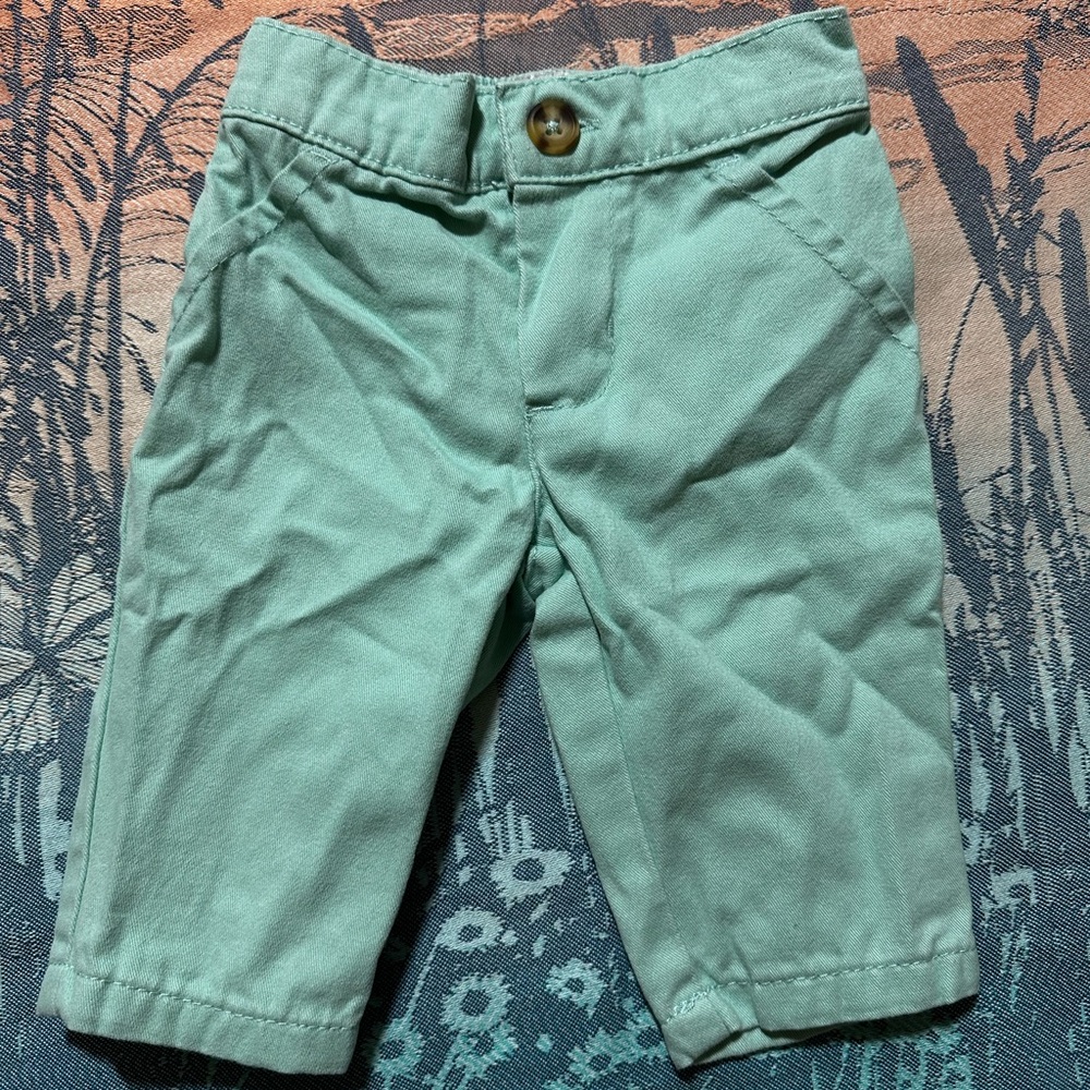 Carter's Green Casual Bottoms Lightweight Cotton Blend